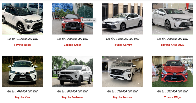 Bảng giá xe Toyota tháng 3: Ưu đãi lên đến hơn 40 triệu đồng - ảnh 1