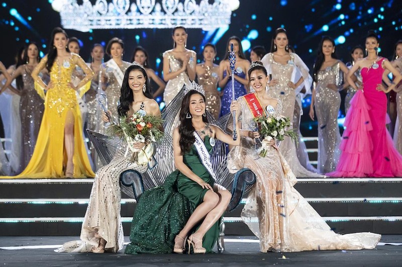 Lương Thùy Linh đăng quang Hoa hậu Thế giới Việt Nam 2019 - ảnh 1