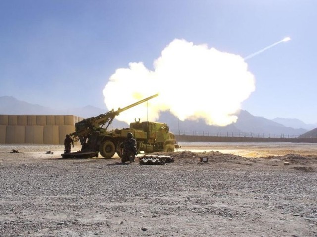 Pháo tự hành Caesar tham chiến tại Afghanistan Pháo tự hành Caesar tham chiến tại Afghanistan