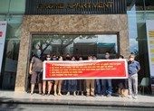 Cư dân F-Home tại Đà Nẵng lại căng băng rôn đòi sổ hồng