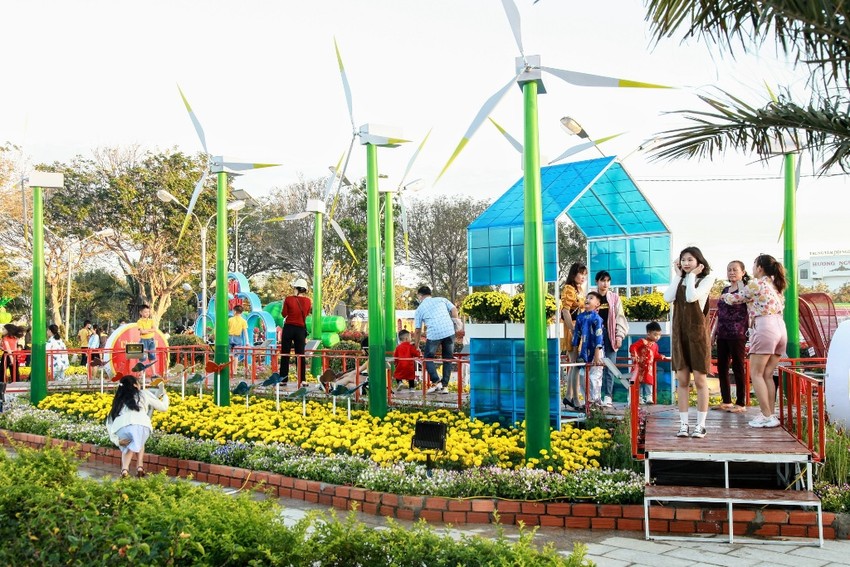 Ngắm vườn hoa xuân Tân Sửu 2021 đặc sắc tại Ninh Thuận  ảnh 7