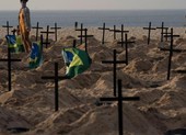 COVID-19: Brazil khả năng vượt Mỹ, có số người chết cao nhất