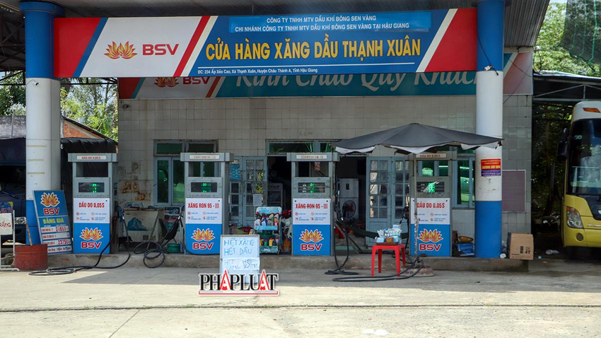 Hậu Giang: Ghi nhận 6 cửa hàng kinh doanh xăng dầu hết hàng ảnh 1