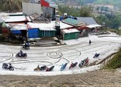 Mưa đá khủng khiếp ở Lai Châu