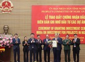 Nghệ An thu hút 2 dự án đầu tư 400 triệu USD