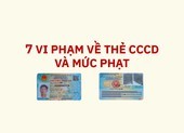 7 vi phạm về thẻ CCCD và mức phạt