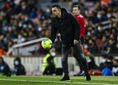 Xavi tức giận với cái thua vô duyên của Barca trên thánh địa Camp Nou