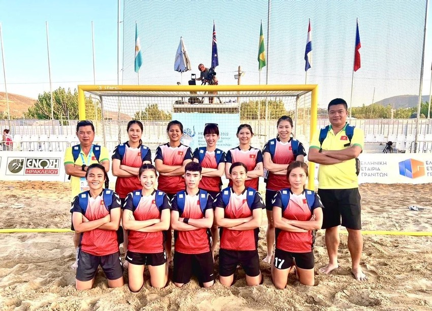 แฮนด์บอลชายหาดหญิงเวียดนามเอาชนะความยากลำบากและเข้าสู่ 13 อันดับแรกของโลก ภาพที่ 2