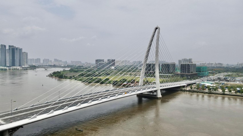 Cầu Thủ Thiêm 2 chính thức khơi thông, kết nối quận 1 và TP Thủ Đức  ảnh 7