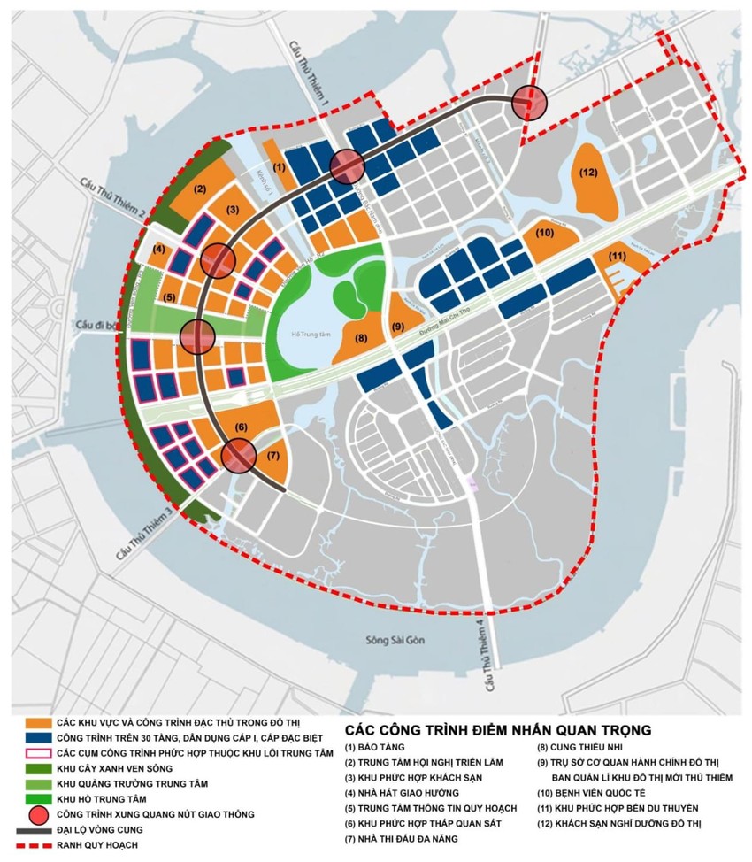 Toàn cảnh quy hoạch khu đô thị Thủ Thiêm theo quy chế kiến trúc mới ảnh 3