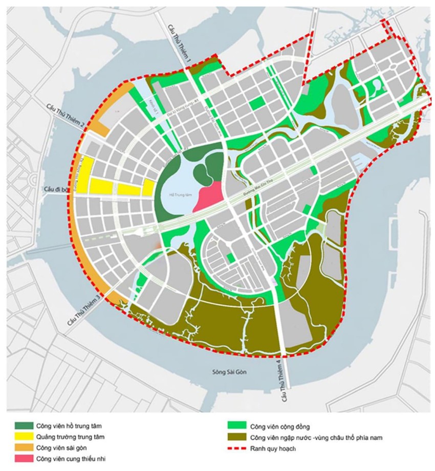 Toàn cảnh quy hoạch khu đô thị Thủ Thiêm theo quy chế kiến trúc mới ảnh 5