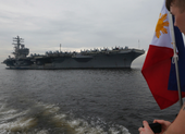 Siêu tàu sân bay Mỹ USS Ronald Reagan tuần tra biển Đông