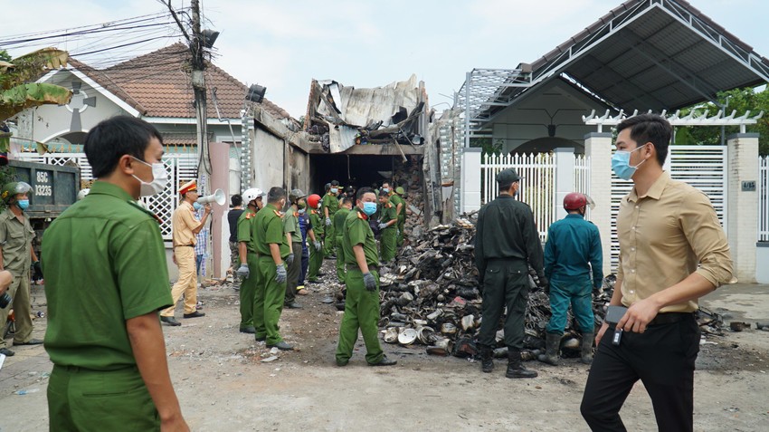 Tìm thấy thi thể 3 mẹ con trong căn nhà cháy ở Ninh Thuận ảnh 4