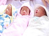 Sản phụ mang tam thai sinh 2 trai, 1 gái khỏe mạnh