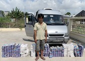 Tài xế tự chế hầm bí mật trên xe để vận chuyển thuốc lá lậu