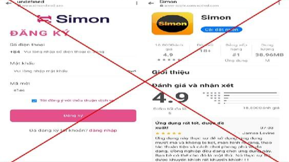 1 phụ nữ mất gần 1 tỉ đồng vì 'làm nhiệm vụ' qua app Simon ảnh 1