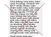 Bộ Y tế bác tin đồn Hà Nội có nguy cơ bùng phát dịch COVID-19