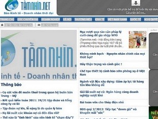 Báo điện tử Tamnhin.net dừng xuất bản ảnh 1
