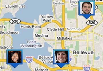 Google Latitude chạy trên nền hệ điều hành iOS ảnh 1