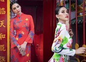 Tiểu Vy khoe sắc trong tà áo dài tết, sẵn sàng chào xuân 2020