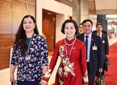 Ảnh: Đại biểu dự ngày làm việc thứ ba Đại hội XIII của Đảng