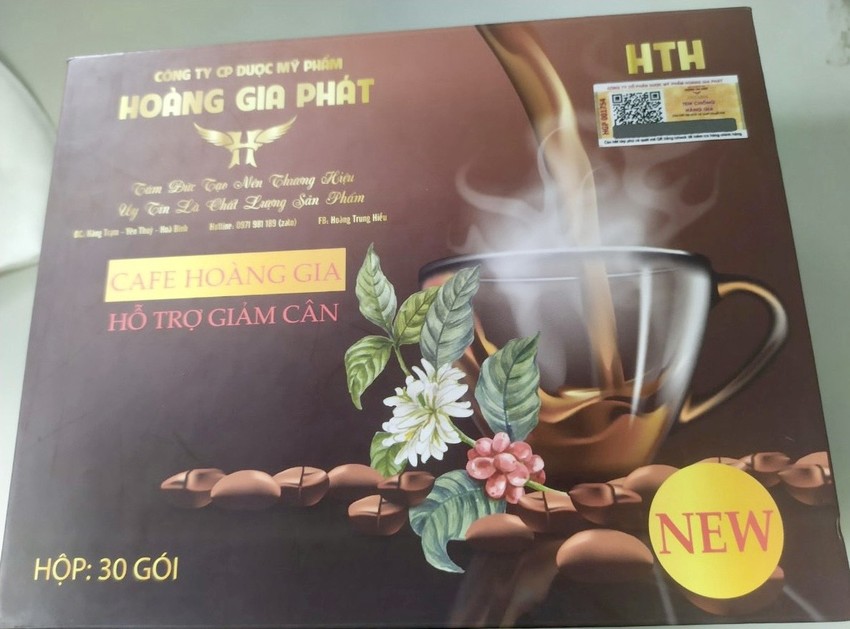 Tìm thấy thêm chất cấm trong cà phê giảm cân Hoàng Gia  ảnh 1