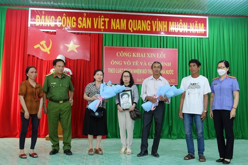 Công an tỉnh Bình Thuận chính thức xin lỗi công khai người bị oan trong kỳ án giết người 41 năm trước ảnh 4
