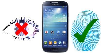 Galaxy S5 sẽ có tính năng đọc dấu vân tay trên màn hình