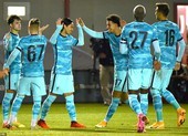 Liverpool thắng lớn, Man City nhọc nhằn vượt ải League Cup