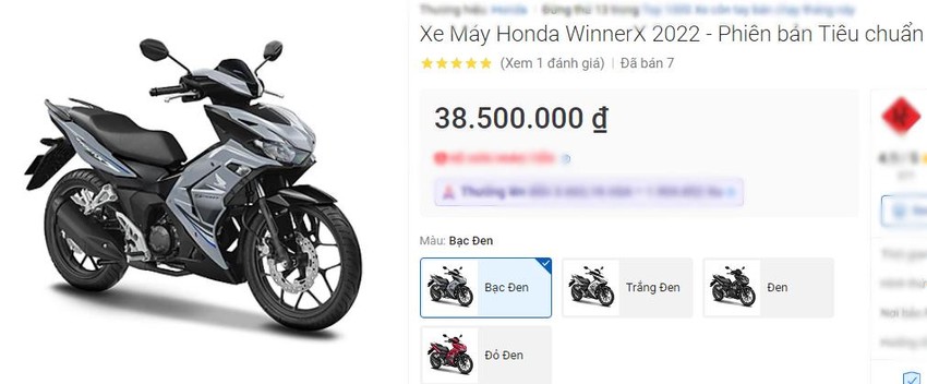 Honda Winner X bất ngờ giảm giá chỉ từ 38,5 triệu đồng ảnh 1