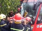 Tai nạn xe khách tại Bình Dương, hàng chục người kêu cứu