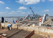 Bến phà Rạch Miễu tạm sẽ hoạt động từ ngày 27-1
